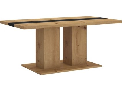 RIKOLA 2 - konferenční stolek, lamino Dub ARTISAN/Černá  (BOSTON AR10=1BALÍK) "LP" (K150)
