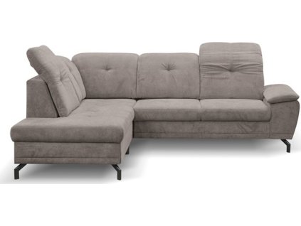 REBECA -Levá sedací souprava,látka HNĚDÁ-ARAGON 20 , kolekce - "ST" (REMI=2balíky ) (K250) NOVINKA