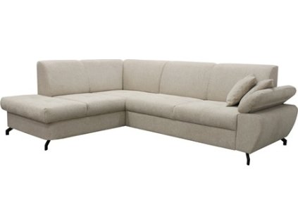 CORIAL -LEVÁ sedací souprava - látka SMETANOVÁ Aragon 03 (CORA=2BALÍKY) kolekce (FI) (K250) NOVINKA