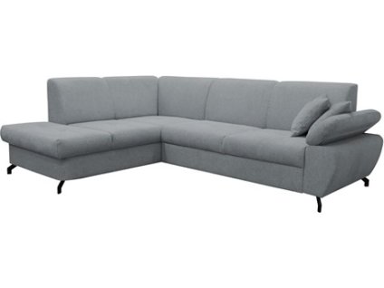 CORIAL -LEVÁ sedací souprava - látka ŠEDÁ  Aragon 90 (CORA=2BALÍKY) kolekce (FI) (K250) NOVINKA