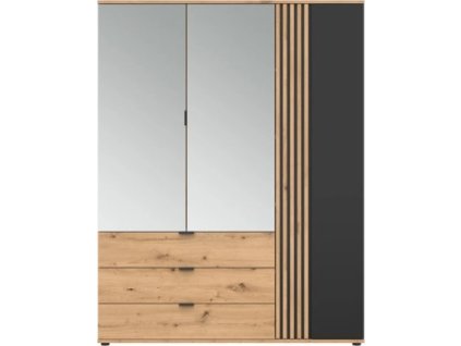 VABRES SZF1D2M3S dub artisan/černá   / 5BAL /