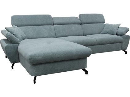 OPTIMAL II TRENDY - Levá sedací souprava látka ZELENKAVÁ BUBBLE 13/ polštářky BUBLE 13 (OMEGA =3BALÍKY)(FI) kolekce - "F"(K250) NOVÁ LÁTKA