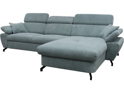 OPTIMAL II TRENDY - Pravá sedací souprava látka ZELENKAVÁ BUBBLE 13/ polštářky BUBLE 13 (OMEGA =3BALÍKY)(FI) kolekce - "F"(K250) NOVÁ LÁTKA