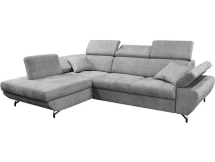 DABLIN CLASIC - Levá sedací souprava, látka ŠEDÁ - BUBBLE 6 (DREAM CLASIC=2 BALÍKY) (FI) - kolekce "F" (K250)NOVINKA