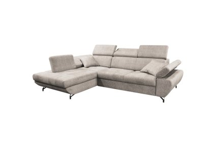 DABLIN CLASIC - Levá sedací souprava, látka BÍLÁ KÁVA- BUBBLE 2 (DREAM CLASIC=2 BALÍKY) (FI) - kolekce "F" (K250)NOVINKA