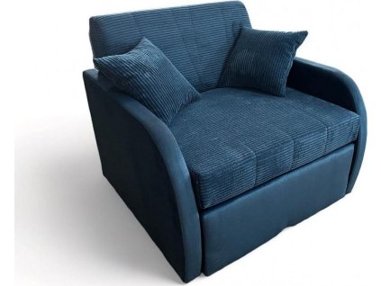 Rozkládací křeslo Jetta tmavě modrá