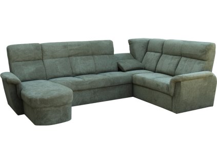 MODENA  U Levá - sedací souprava látka OLIVOVÁ - ARAGON 39 - kolekce "E" (FE) (K250) NOVÁ LÁTKA