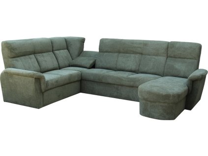 MODENA  U Pravá - sedací souprava látka OLIVOVÁ - ARAGON 39 - kolekce "E" (FE) (K250) NOVÁ LÁTKA
