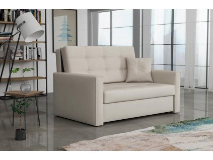 Rozkládací křeslo Vivian Lux II Soft krémová