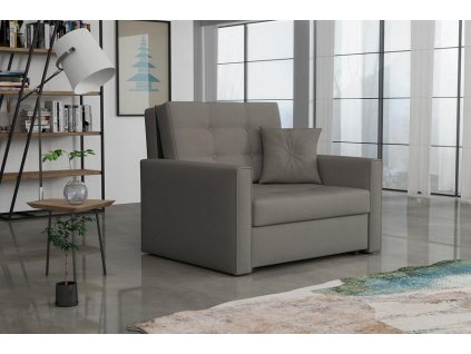 Rozkládací křeslo Vivian Lux I Soft šedá