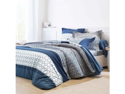 Povlečení Tommy s geometrickým vzorem, bavlna (Velikost napínací prostěradlo 90x190 cm)