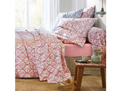 Povlečení Dolly, bavlna, potisk květin (Velikost jednolůžko 140x200 + 70x90 cm)