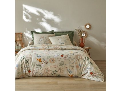 Povlečení Madere s potiskem Provence, bavlna (Velikost jednolůžko 140x200 + 70x90 cm)