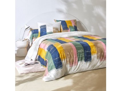 Bavlněné povlečení Gouache (Velikost jednolůžko 140x200 + 70x90 cm)