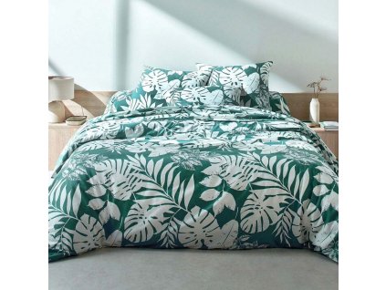 Povlečení Paddy s potiskem listů, bavlna (Velikost povlak na polštář 63x63 cm)