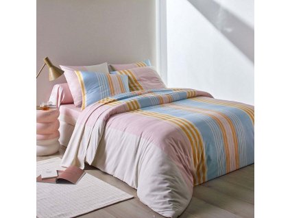 Povlečení Detroit s potiskem pruhů, bavlna (Velikost povlak na polštář 65x65 cm)