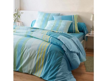 Povlečení Detroit s potiskem pruhů, bavlna (Velikost povlak na polštář 65x65 cm)