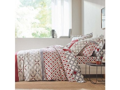 Povlečení Marlow s geometrickým vzorem, bavlna (Velikost napínací prostěradlo 90x190 cm)