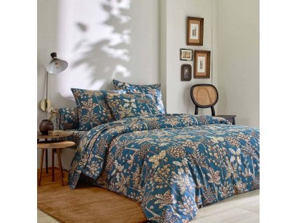 Bavlněné povlečení Oasis s potiskem přírodního vzoru (Velikost povlak na přikrývku 240x220 cm)