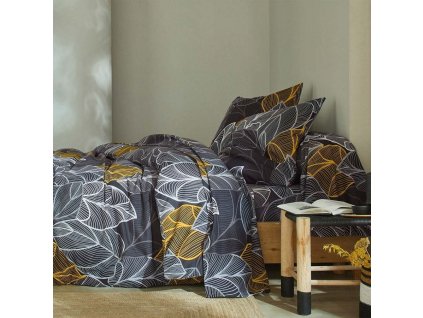 Povlečení Elsa s motivem listí, polycoton (Velikost povlak na polštář 65x65 cm)