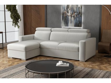 Sedací souprava Petrit levá Paros světle šedá