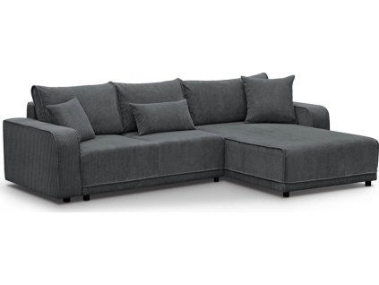 PIREUS UNI -sedací souprava - látka ANTRACITOVÁ -POSO 34 - kolekce "MRS"(PRIMO L= 2 BALÍKY)(K250)NOVINKA