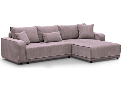 PIREUS UNI -sedací souprava - látka STARORŮŽOVÁ -POSO 27 - kolekce "MRS"(PRIMO L= 2 BALÍKY)(K250)NOVINKA