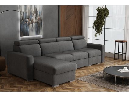 Sedací souprava Petrit I levá Kronos šedá