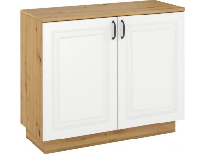 Komoda Flower 100 2D dub artisan/bílá