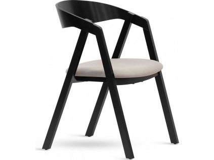 Křesílko GURU černá látka (Sedák carabu terracotta 75, Odstín černá)