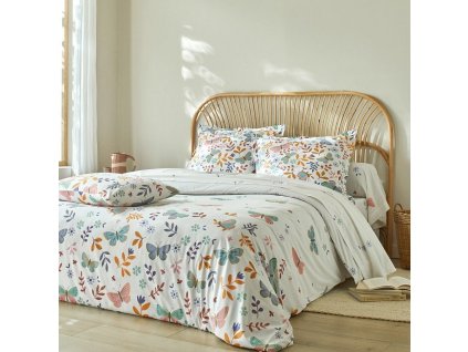 Povlečené Envolée s potiskem motýlků, bavlna (Velikost povlak na přikrývku 240x220 cm)