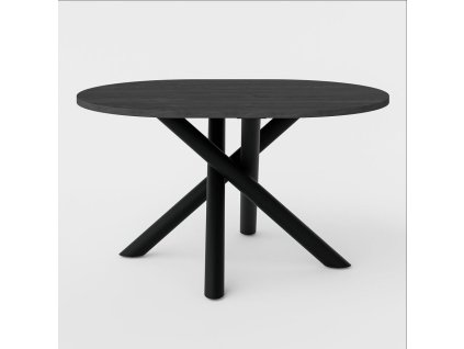 Jídelní stůl Osman oválný jasan portland tmavý