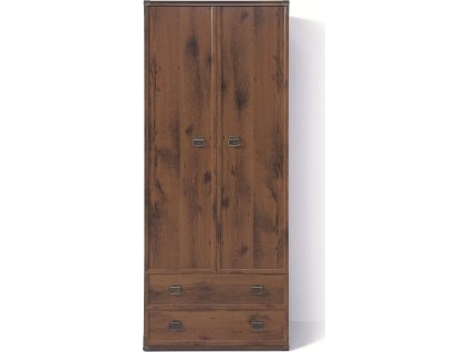 INDIANA II NEW - ŠATNÍ SKŘÍŇ JSZF2D2S/80, lamino dub sutter (MONTANA 018 JSZF 2D2S/80 - 4 BALÍKY )(UG) (K150) NOVINKA