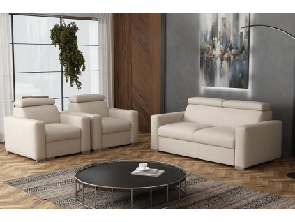 Sedací souprava Petrit 3+1+1 Aragon béžová