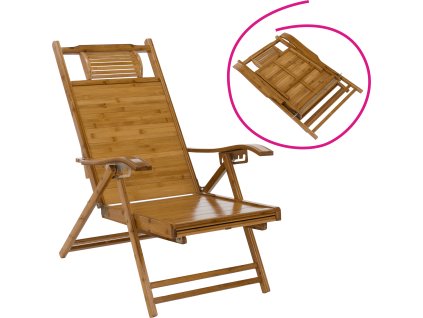 vardon zahr polohovacie kreslo bambus inf