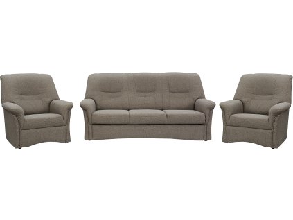 AMARILA 3R+1+1 (ADENA 3R+1+1) rozkládací - látka JZ05 hnědá - kolekce "FN" (K250)