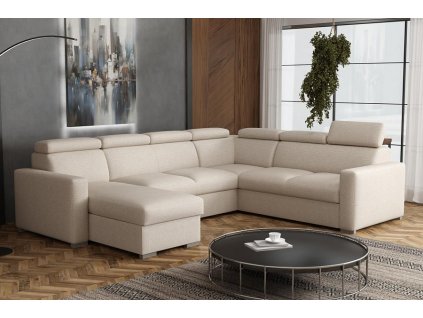 Sedací souprava Petrit U levá Aragon béžová