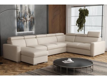 Sedací souprava Petrit U1 levá Aragon béžová