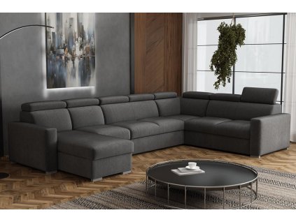 Sedací souprava Petrit U1 levá Kronos šedá