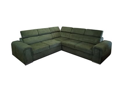 MADERA I Uni - sedací souprava látka ARAGON 39 - olivová ( (B)2F+Rr+2P(B) ) - kolekce "E" (D) (K250) NOVINKA