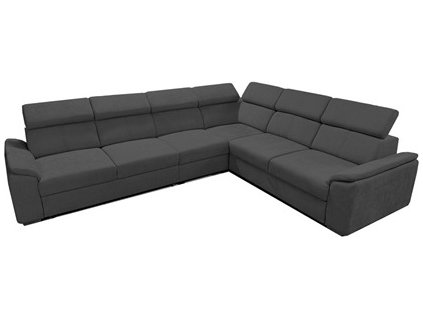 OXFORD L UNI - sedací souprava látka WIND 99 - černá (uniB20+2P+1+Rr+2F+B20) - (D) (K250) NOVINKA