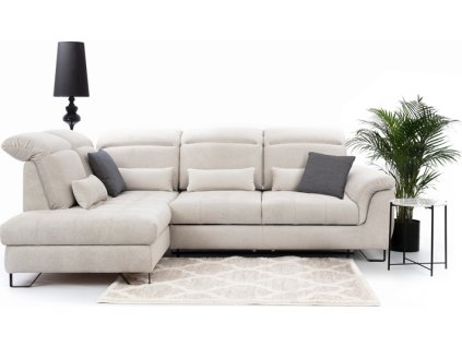 GENEZA OSL+2FBP - (GIOVANI) sedací souprava , látka BÍLÁ KÁVA MISTERIO 07  kolekce (ST) - "STA" (K250-Z) NOVÁ LÁTKA