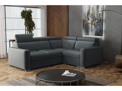 Sedací souprava Petrit III pravá Paros tmavě šedá