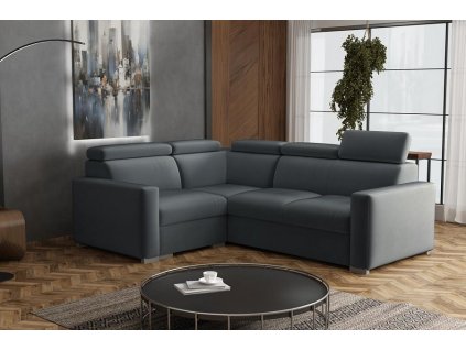 Sedací souprava Petrit III levá Paros tmavě šedá