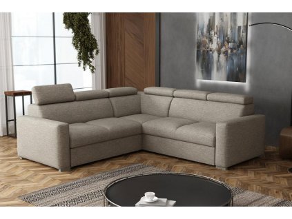 Sedací souprava Petrit IV UNI Aragon hnědošedá