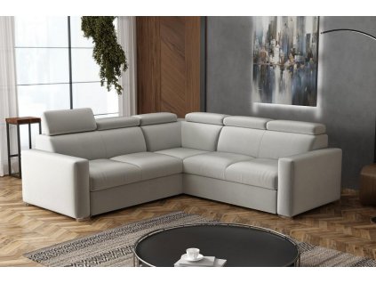 Sedací souprava Petrit IV UNI Paros světle šedá