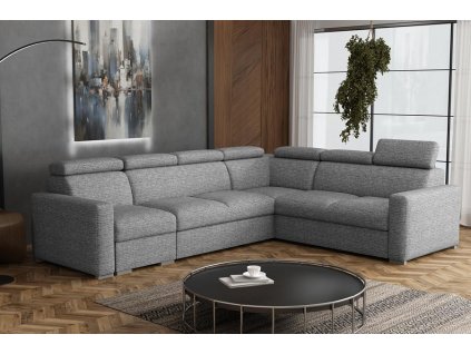 Sedací souprava Petrit V pravá Aragon šedá