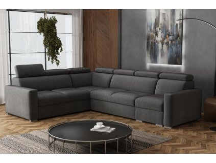 Sedací souprava Petrit V levá Kronos šedá