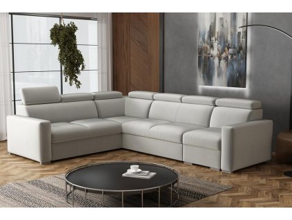 Sedací souprava Petrit V levá Paros světle šedá