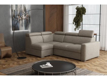 Sedací souprava Petrit VI levá Aragon hnědošedá